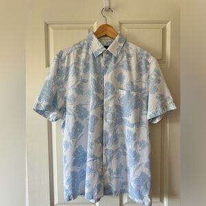 Ted Baker Men’s Floral Short Sleeve Button Up - size 3 (Medium)